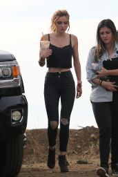 Bella Thorne - On the Set of a Project in Los Angeles 11/12/ 2016