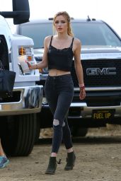 Bella Thorne - On the Set of a Project in Los Angeles 11/12/ 2016