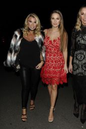 Billie Faiers Arrives at a Christmas Party in Essex 11/25/ 2016