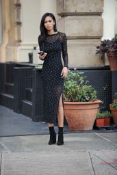 Chanel Iman Shows Off Her Eclectic Style - New York 11/16/ 2016
