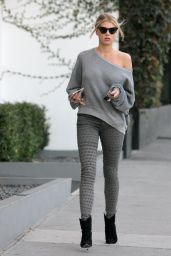 Charlotte McKinney Casual Style - Out in LA, November 2016