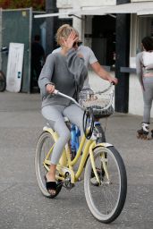 Charlotte McKinney - Riding a Bike in Santa Monica 11/19/ 2016 