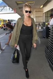 Charlotte McKinney Travel Outfit - LAX Airport 11/22/ 2016 