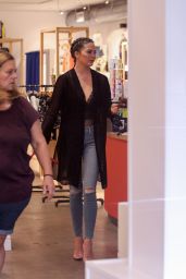 Chrissy Teigen - Enjoys a Shopping Trip in West Hollywood 11/9/2016
