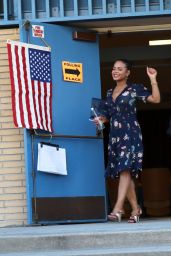 Christina Milian - Voting During the Presidential Election in Los Angeles 11/8/2016