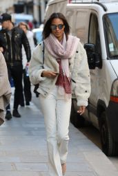 Cindy Bruna Outfit Ideas - Strolling in Paris 11/29/ 2016