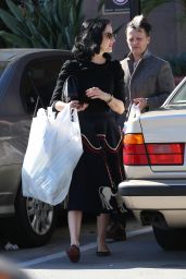 Dita Von Teese - Shops For Art Supplies With a Friend in Glendale, CA 11/29/ 2016