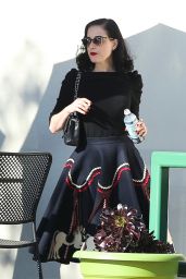 Dita Von Teese - Shops For Art Supplies With a Friend in Glendale, CA 11/29/ 2016