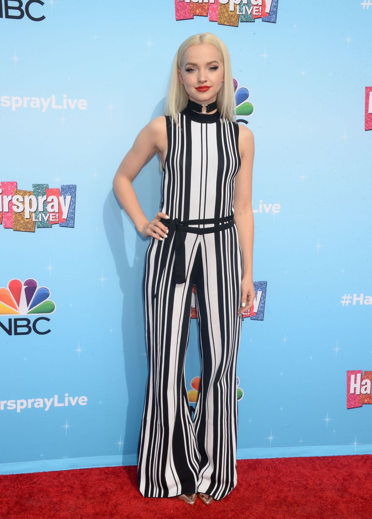Dove Cameron - 'Hairspray Live!' Press Junket in Universal City 11/16 ...