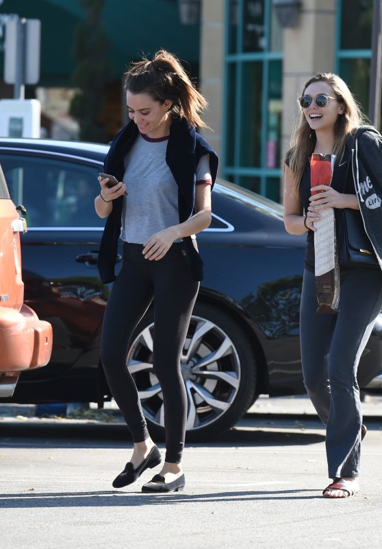 Elizabeth Olsen With a Friend - Out in Los Angeles 11/24/ 2016