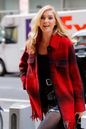 Elsa Hosk Style - Out in NYC 11/1/ 2016