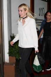 Emma Roberts - Leaving Madeo Restaurant in West Hollywood 11/16/ 2016 