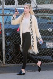 Emma Roberts - Stops by a Studio in West Hollywood, CA 11/18/ 2016