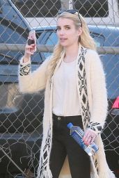 Emma Roberts - Stops by a Studio in West Hollywood, CA 11/18/ 2016
