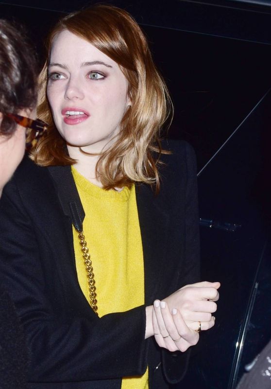 Emma Stone - Arrives for a Q&A for 