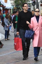 Emmy Rossum - Shopping With Her Boyfriend in Los Angeles 11/26/ 2016