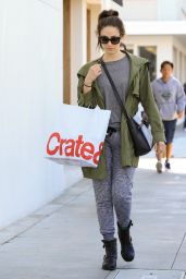 Emmy Rossum Street Style - Shopping in Beverly Hills 11/22/ 2016 