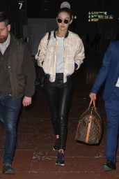 Gigi Hadid Arrives at Paris CDG Airport for the Victoria Secret Fashion Show 11/27/ 2016