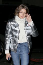 Gigi Hadid Street Style - Leaving Her Apartment in NYC 11/1/ 2016 