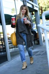 Hilary Duff - Gets Two Drinks From Starbucks in Los Angeles, CA 11/23/ 2016