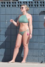 Iskra Lawrence - Bikini Photoshoot at Venice Beach 11/2/ 2016 