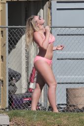 Iskra Lawrence - Bikini Photoshoot at Venice Beach 11/2/ 2016 