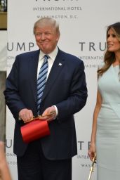 Ivanka Trump, Melania Trump & Tiffany Trump at Trump International Hotel in Washington DC, October 2016