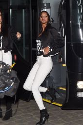 Jasmine Tookes – Arrives at the Grand Palais in Paris 11/28/ 2016