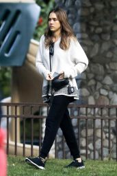 Jessica Alba at a Park in Beverly Hills 11/27/ 2016 