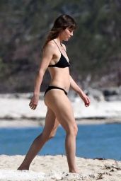 Jessica Biel in Bikini at a Caribbean Beach 11/09/2016