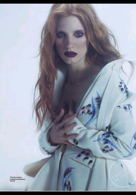 Jessica Chastain - Vogue Magazine Ukraine - December 2016