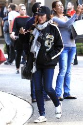 Joan Collins - Shops With Her Husband At The Grove 11/23/ 2016