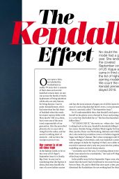 Kendall Jenner - Cleo Magazine Singapore December 2016 Issue
