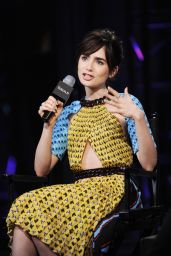 Lily Collins at AOL Build Speaker Series in New York City 11/15/ 2016 
