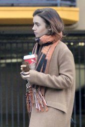 Lily Collins - Getting Coffee in Los Angeles 11/26/ 2016
