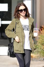 Lily Collins - Leaving the Gym in West Hollywood 11/19/ 2016 