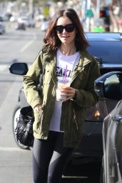 Lily Collins - Leaving the Gym in West Hollywood 11/19/ 2016 
