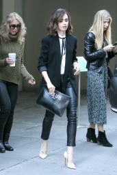 Lily Collins - Out in New York City 11/2/ 2016 