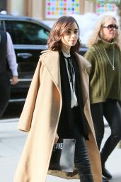 Lily Collins - Out in New York City 11/2/ 2016 