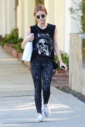 Lucy Hale in Spandex - Out in Los Angeles 11/10/ 2016 