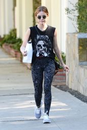 Lucy Hale in Spandex - Out in Los Angeles 11/10/ 2016 