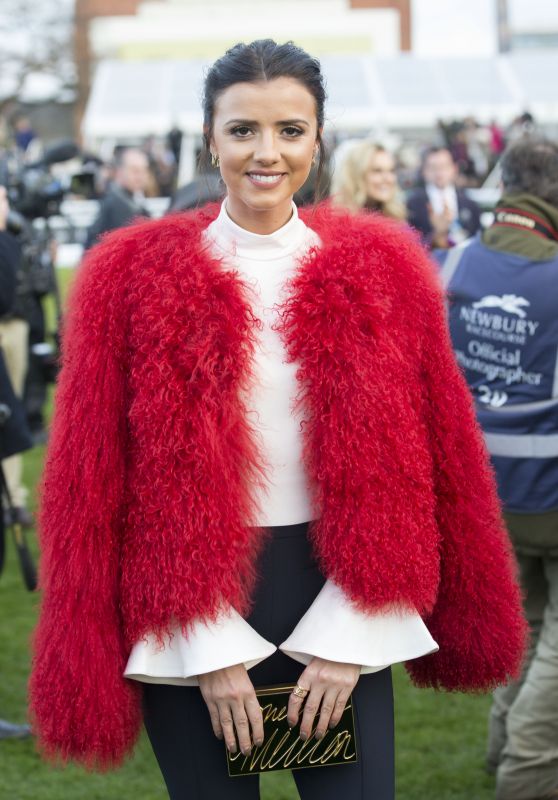 Lucy Mecklenburgh - The Hennessy Gold Cup at Newbury Racecourse, England 11/26/ 2016
