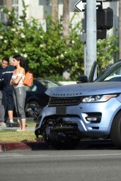 Madison Beer - Walk Away Unharmed From a Serious Car Accident Near Home in LA 11/16/2016