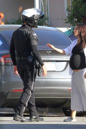 Mila Kunis - Talking to the Police in Beverly Hills 11/7/ 2016 