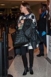Natalie Portman With Her Husband at LAX Airport in LA 11/27/ 2016
