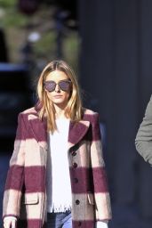 Olivia Palermo Autumn Style - In a Wool Coat While Out in New York 11/12/2016 