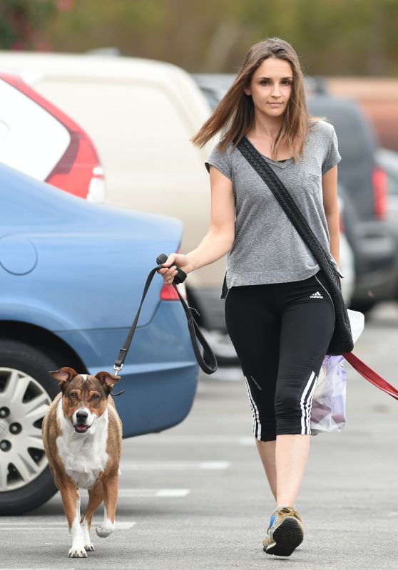 Rachael Leigh Cook - Walking Her Dogs in LA, October 2016
