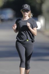 Reese Witherspoon - Out for a Jog in Brentwood 11/10/ 2016 