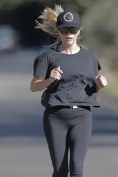Reese Witherspoon - Out for a Jog in Brentwood 11/10/ 2016 
