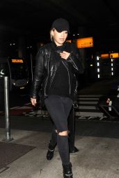 Rita Ora Travel Outfit - Heathrow Airport in London 11/22/ 2016 
